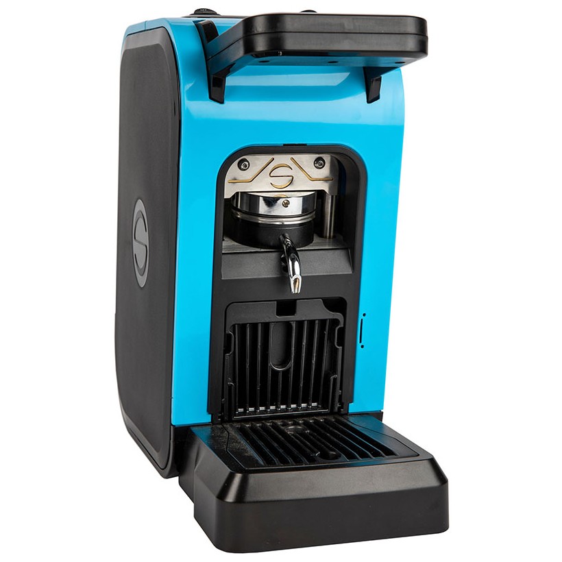 Kaffeemaschine in Papierschale ese 44mm Spinel CIAO hellblau