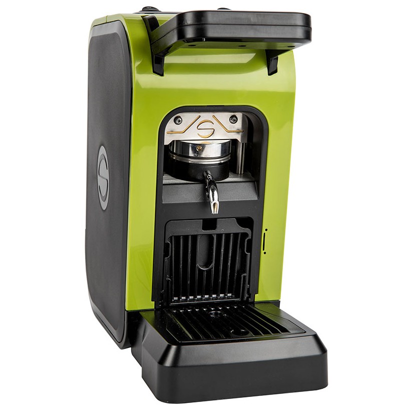 Coffee machine in paper pods ese 44mm Spinel CIAO green