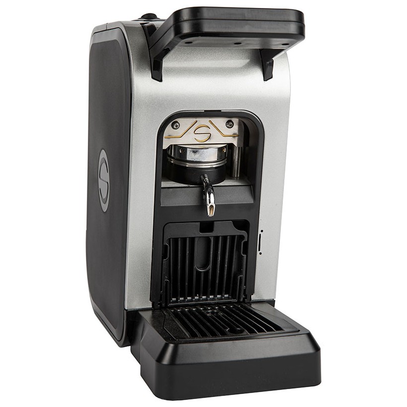 Coffee machine in paper pods ese 44mm Spinel CIAO gray metallic